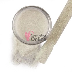 Decor pentru unghii NADP028GG sclipici DEJA VU cu reflexii de polen White Effect